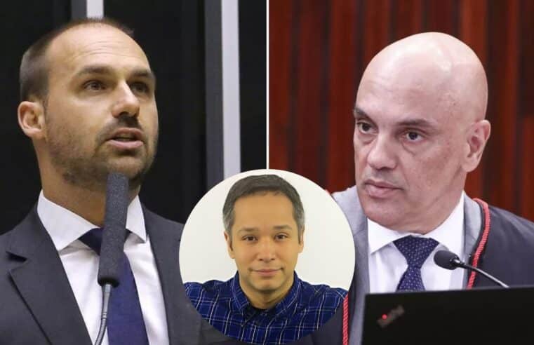 Moraes assume inquérito contra Eduardo Bolsonaro no mesmo dia em que golpista deportada dos EUA é presa pela PF – por Leonardo Stoppa