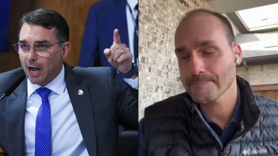 Farsa desmontada: Eduardo Bolsonaro some após ser desmentido por Flávio e pelo governo Trump
