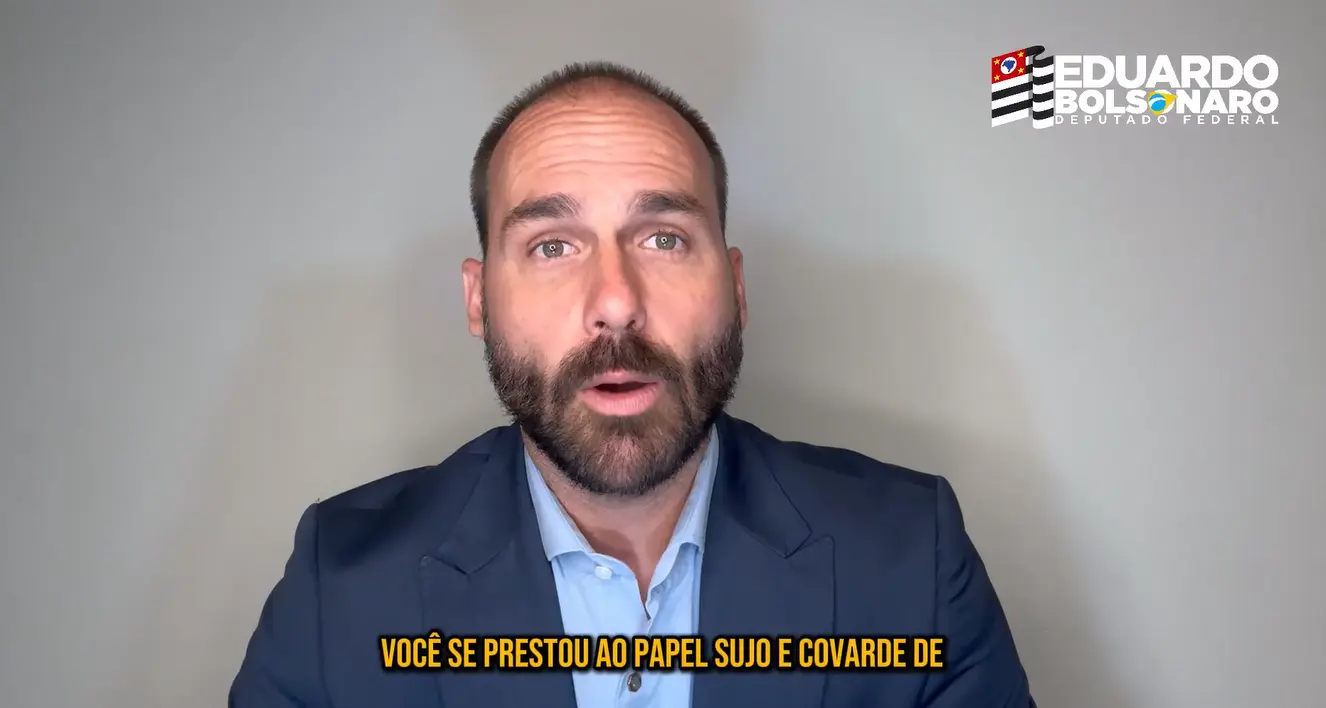 Eduardo Bolsonaro ataca Lula, Moraes e Gonet após abertura de inquérito