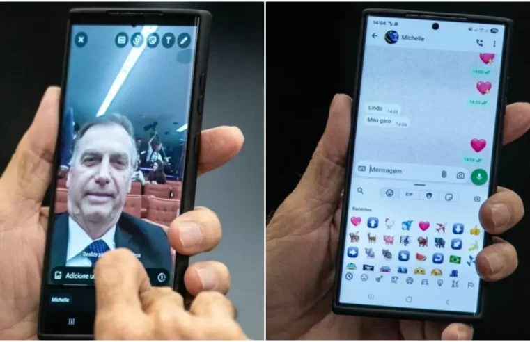 Fuga? Bolsonaro conversa com Michelle no WhatsApp e emojis chamam atenção