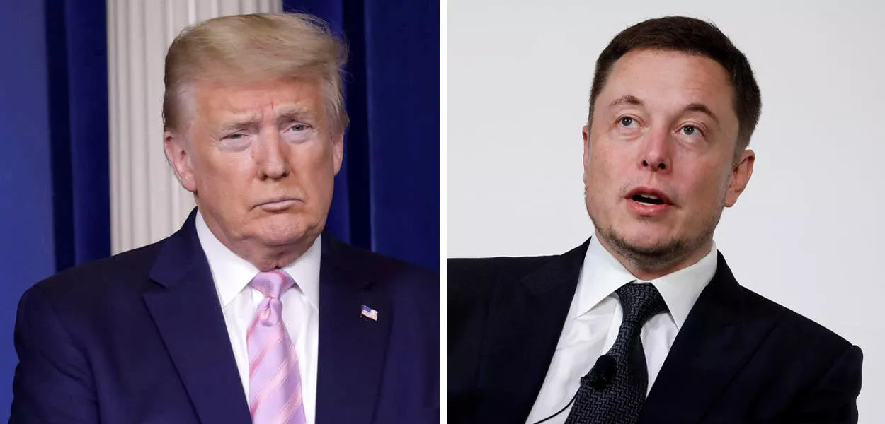Donald Trump e Elon Musk (Foto: Reuters)