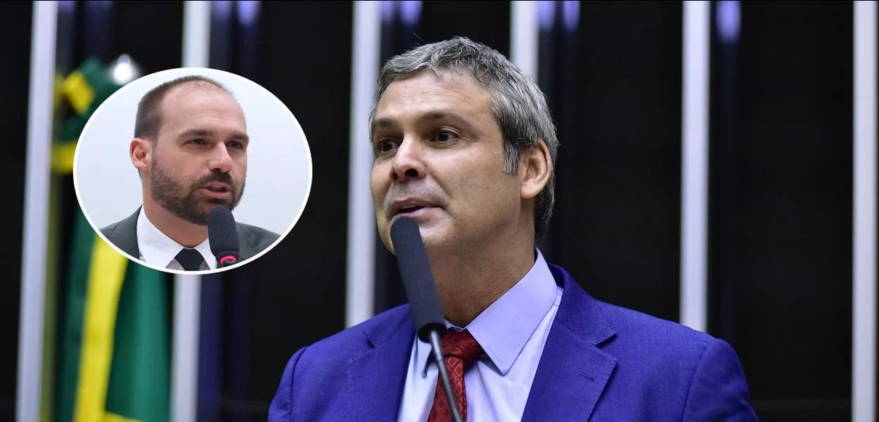 Lindbergh Farias denuncia Eduardo Bolsonaro por conspiração internacional contra o STF