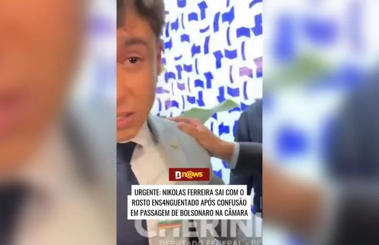 Nikolas desafia Bolsonaro e se fere durante visita tumultuada