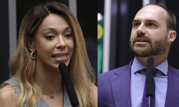 Erika Hilton aciona STF e PGR contra Eduardo Bolsonaro por ‘chantagem diplomática’