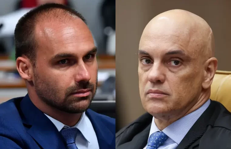 Moraes vê nova tentativa de Eduardo de interferir e embaraçar ação contra Bolsonaro