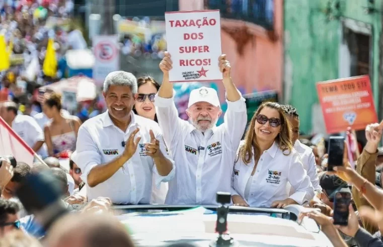 Lula dobra aposta contra Motta e pede “taxão” dos super-ricos em comício na Bahia