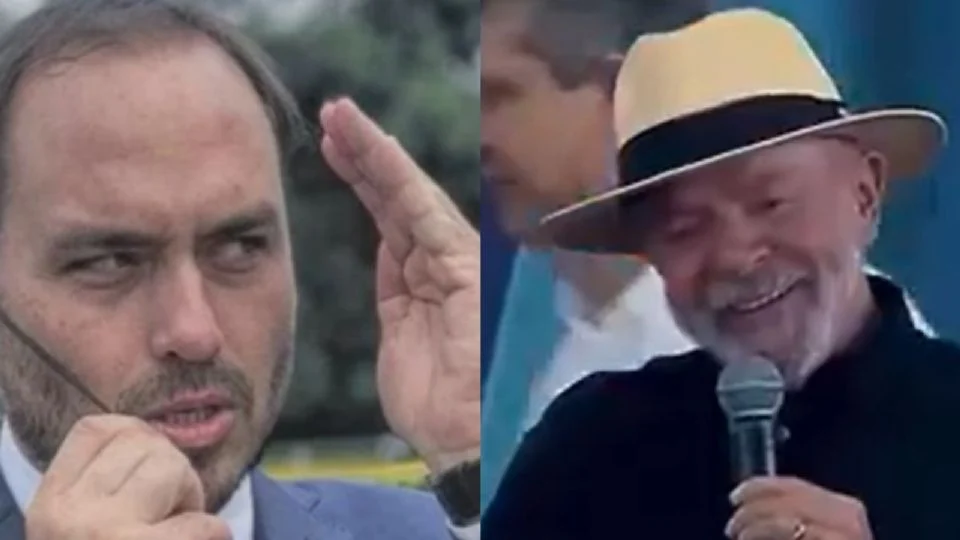 Carlos Bolsonaro se desespera após Lula “humilhar” seu pai