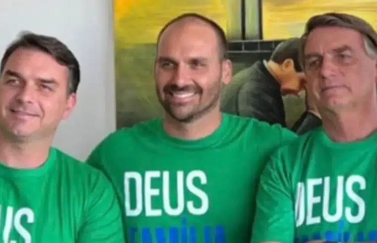 Flávio e Eduardo Bolsonaro disputam espólio do pai e deixam Tarcísio para trás