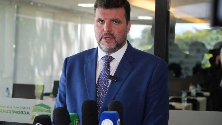 Eduardo Bolsonaro age sozinho nos EUA, diz líder da bancada do agro