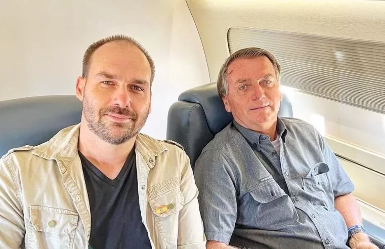 Bolsonaro diz a Eduardo que “você perde para Lula” e pede que desista da candidatura à presidência