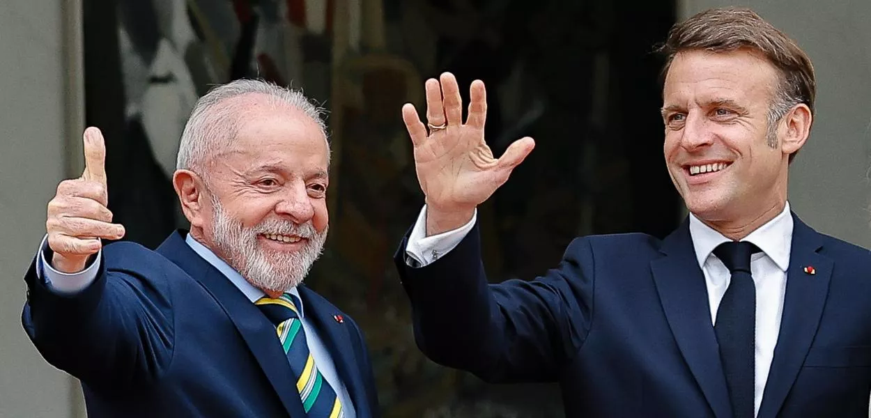 Lula conversa com Macron sobre tarifaço dos EUA e guerra na Ucrânia