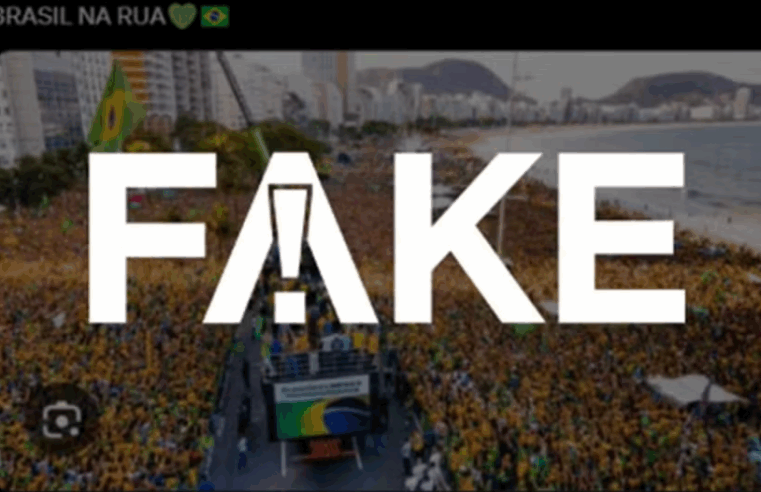 Foto de multidão na orla de Copacabana atribuída a ato pró‑Bolsonaro neste fim de semana é FALSA