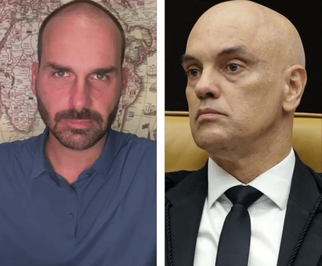 Eduardo Bolsonaro acusa Moraes de “vida incompatível com renda do STF” e sugere sanções internacionais