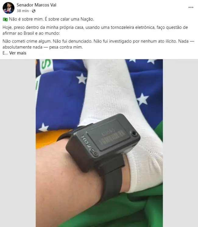 Marcos do Val desafia Moraes e pode ter prisão decretada por uso de redes