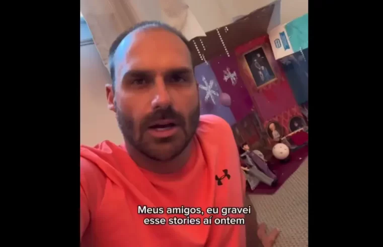 Eduardo Bolsonaro em “fase Adriana e delírios”, confunde esposa e faz apelo por jejum espiritual