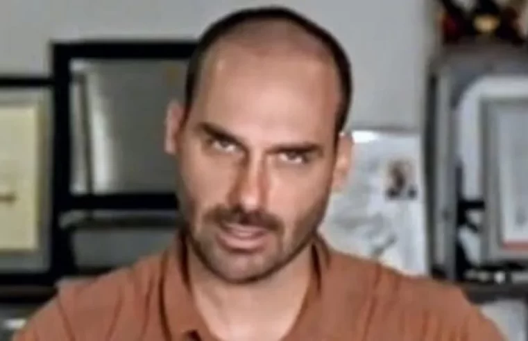 Eduardo Bolsonaro ameaça policiais que vigiam casa de seu pai e desafia STF