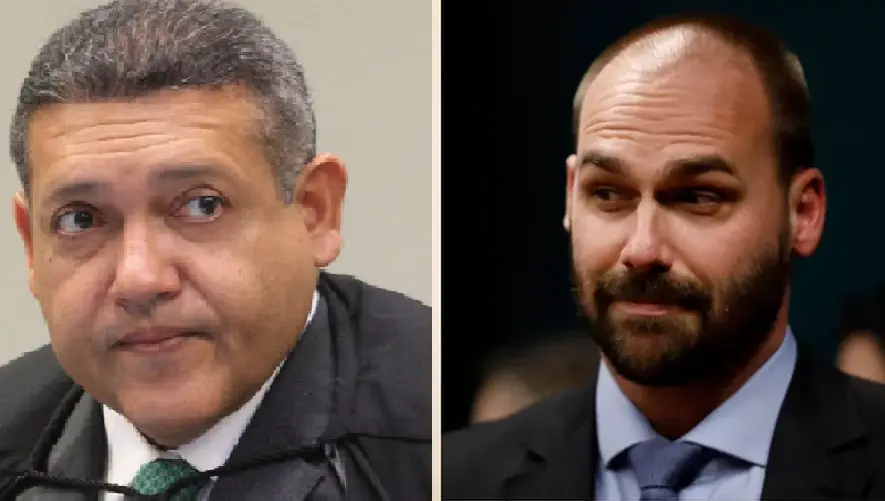 Ação da ABJD contra Eduardo Bolsonaro por sanções de Trump é distribuída a Kassio Nunes no STF