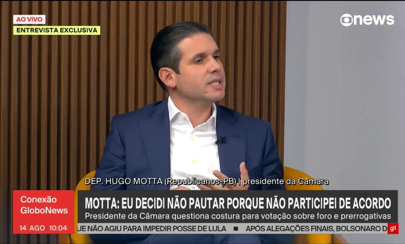 Motta explode na GloboNews e acusa Eduardo Bolsonaro de pôr interesses pessoais acima do país