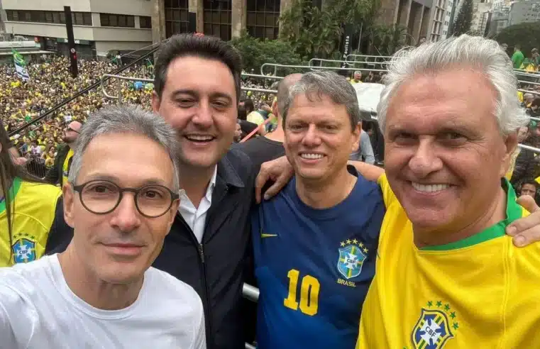 Tarcísio perde força: Centrão já articula Ratinho Jr. como alternativa para 2026
