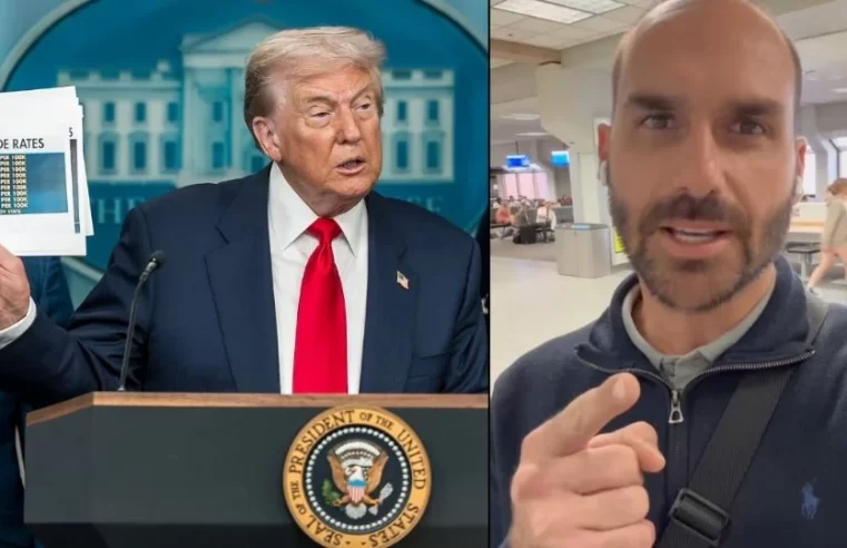 Eduardo Bolsonaro diz em inglês (precário) que Papuda é “prisão latino-americana onde tudo pode acontecer”