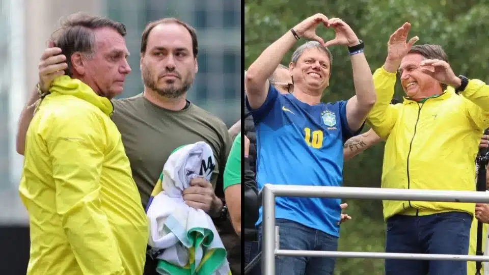 Carlos Bolsonaro acusa direita de tentar se beneficiar da morte de Bolsonaro antes do pai encontrar Tarcísio