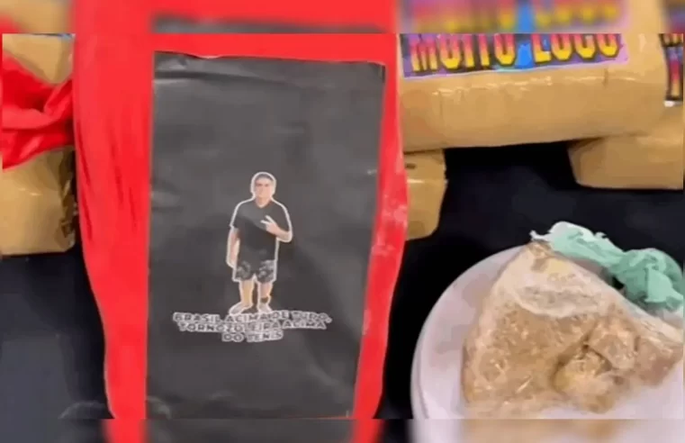 “Maconha do Bolsonaro”: casal é preso em Anápolis com drogas embaladas com foto do ex-presidente