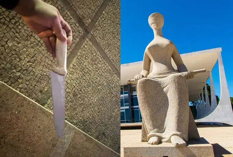 Bolsonarista tenta invadir o STF para esfaquear ministros em ato de ódio autoritário
