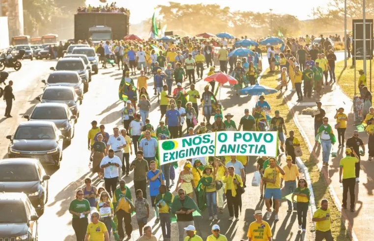 Marcha pela “anistia” vira fiasco em Brasília e revela isolamento do bolsonarismo