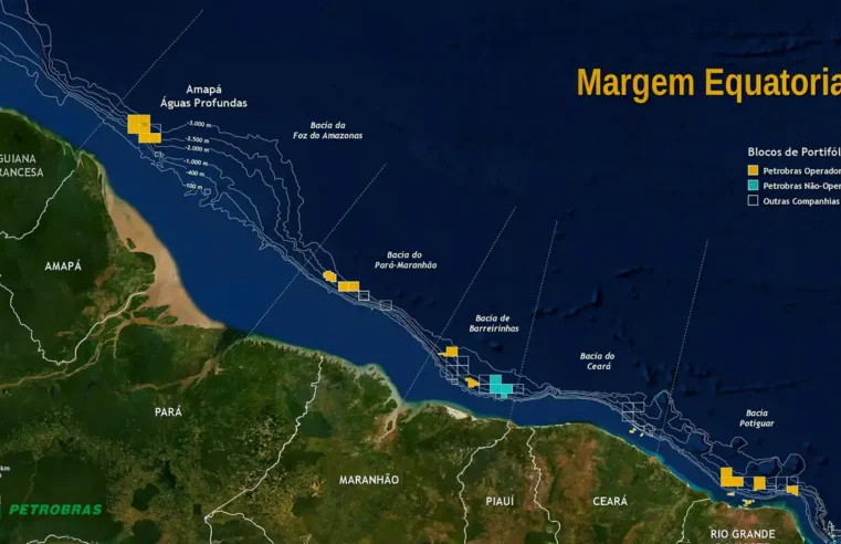 Margem Equatorial pode agregar R$ 419 bi ao PIB, aponta estudo da Petrobras