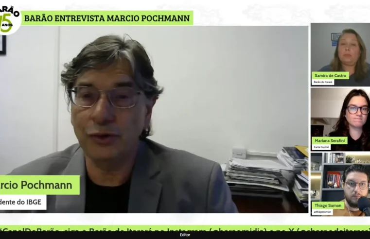 Pochmann expõe bastidores do desmonte do IBGE sob Temer e Bolsonaro
