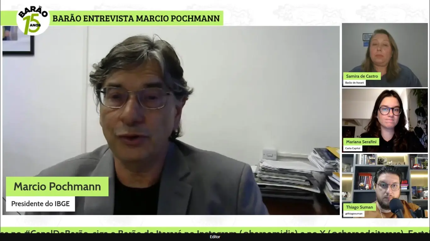 Pochmann expõe bastidores do desmonte do IBGE sob Temer e Bolsonaro