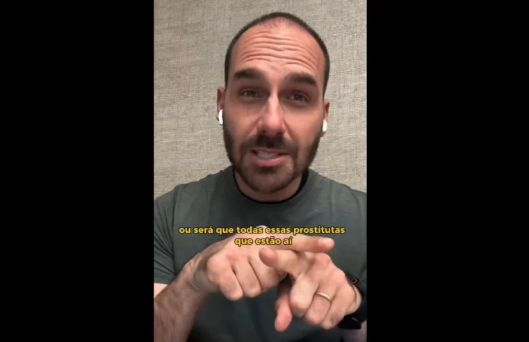 Eduardo Bolsonaro acusa “sistema” de manipular 2026 e insulta jornalistas em vídeo-viral