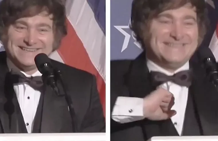 Javier Milei faz “dancinha” para Donald Trump enquanto argentinos vivem insegurança alimentar