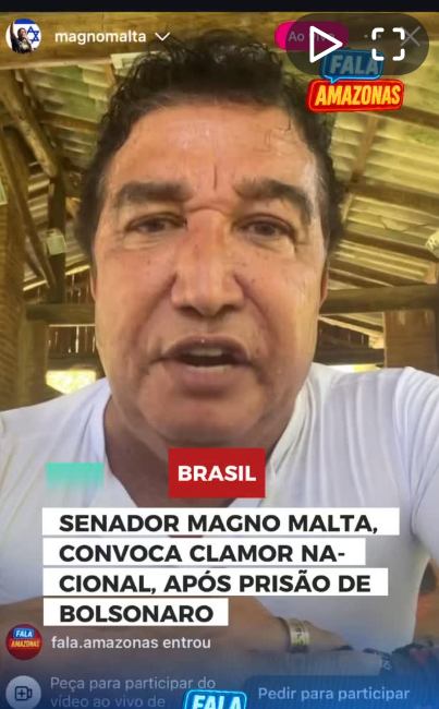 Magno Malta dispara: “Põe a mão em Jair Bolsonaro e tenta a sorte”, e acusa Alexandre de Moraes de “tirano” após prisão preventiva