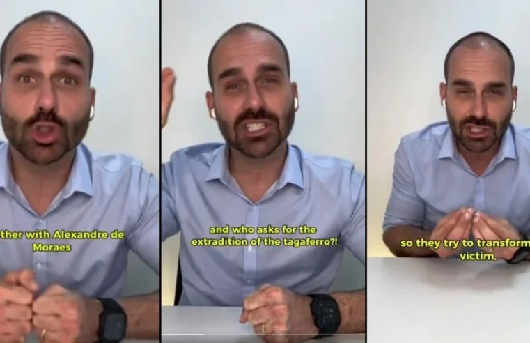 Sob risco de extradição, Eduardo Bolsonaro parte para ofensiva contra Zema e acusa “prostitutas” que teriam traído o clã