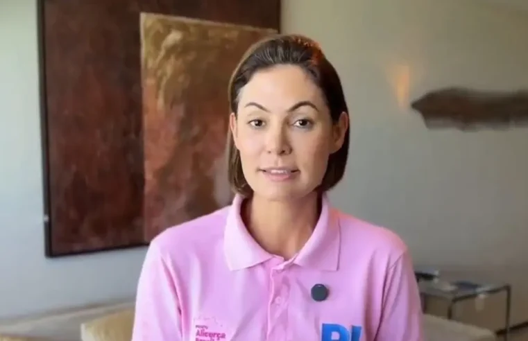 Assessor de Michelle Bolsonaro classifica de “ridícula” notícia sobre candidatura de Flávio