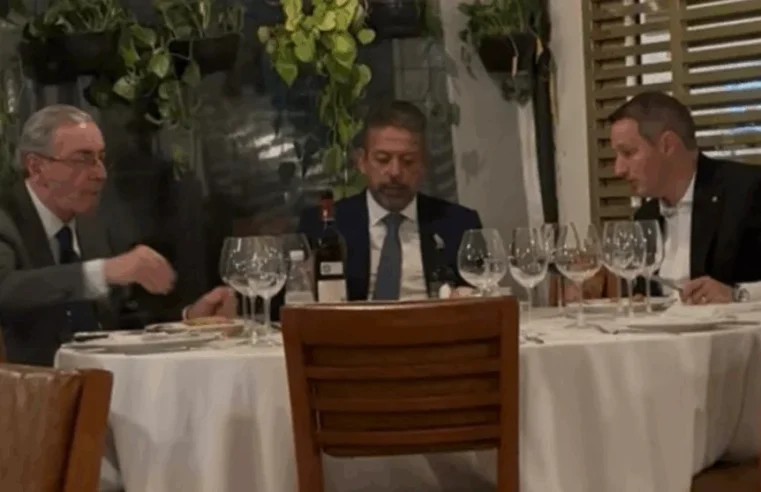Derrite janta em restaurante de Brasília com Lira e Cunha em meio à crise do PL Antifacção