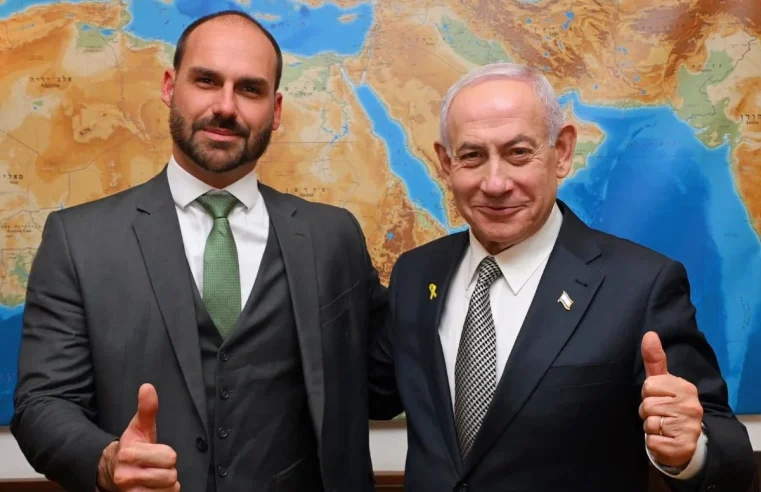 Eduardo Bolsonaro viaja a Israel e encontra Netanyahu
