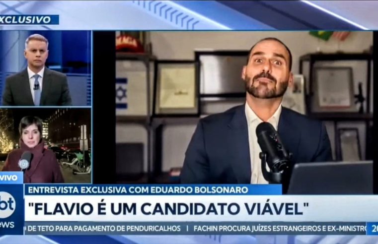 Vídeo mostra Eduardo Bolsonaro implorando ajuda no SBT por medo de ficar sem passaporte