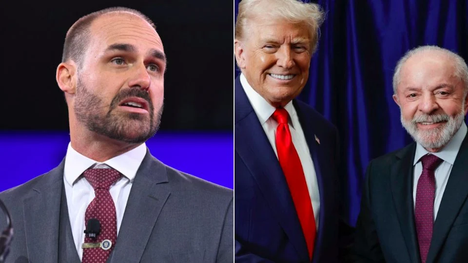 Derrotado, Eduardo Bolsonaro “joga a toalha” e elogia nova conversa Lula–Trump