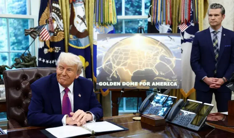 Trump diz que aquisição da Groenlândia é vital para o “Domo de Ouro”, mega-sistema de defesa antimísseis dos EUA