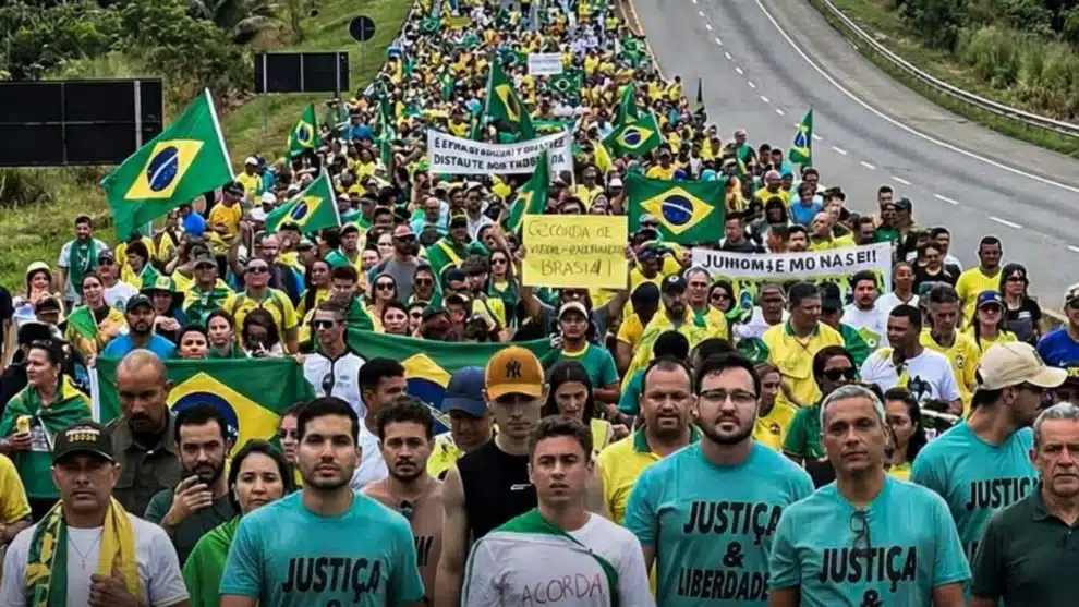 Nikolas divulga imagem gerada por IA para inflar marcha e expõe estratégia de desinformação